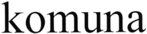 komuna Logo (DPMA, 28.01.2009)