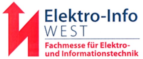 Elektro-Info WEST Fachmesse für Elektro- und Informationstechnik Logo (DPMA, 04/28/2009)