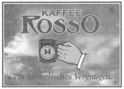 KAFFEE ROSSO ...ein himmliches Vergnügen Logo (DPMA, 05.06.2010)