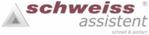 schweiss assistent schnell & einfach Logo (DPMA, 08.09.2010)