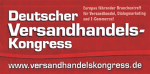 Deutscher Versandhandels- Kongress Europas führender Branchentreff Logo (DPMA, 03.01.2011)