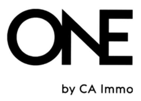 ONE by CA Immo Logo (DPMA, 01.07.2015)