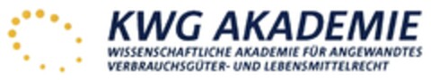 KWG WISSENSCHAFTLICHE AKADEMIE FÜR ANGEWANDTES VERBRAUCHSGÜTER- UND LEBENSMITTELRECHT Logo (DPMA, 21.11.2016)