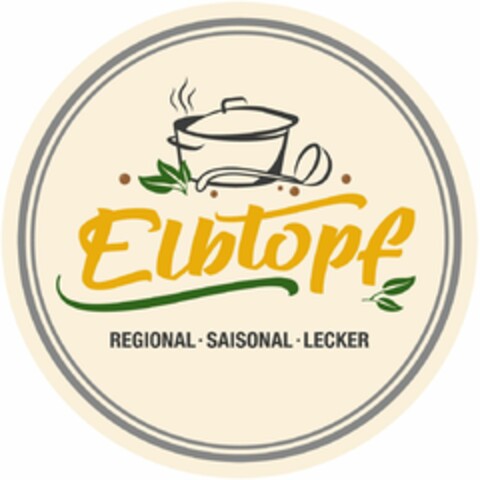 Elbtopf REGIONAL · SAISONAL · LECKER Logo (DPMA, 12.02.2021)