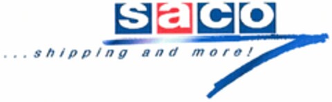 saco ...shipping and more! Logo (DPMA, 18.04.2005)