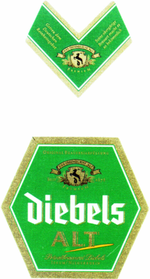 Diebels Alt Logo (DPMA, 19.04.1995)