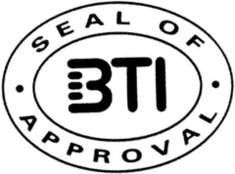 BTI SEAL OF APPROVAL Logo (DPMA, 09.09.1995)