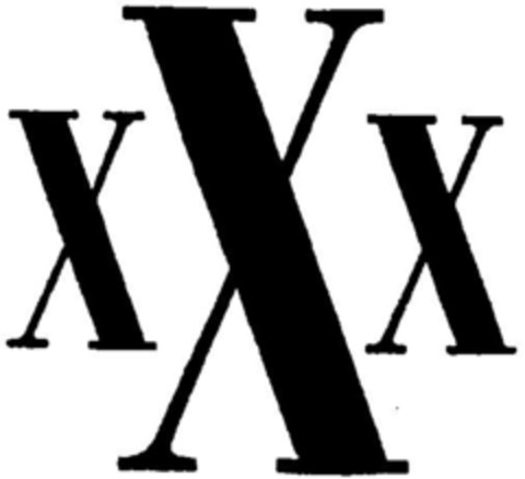 XXX Logo (DPMA, 28.09.1995)