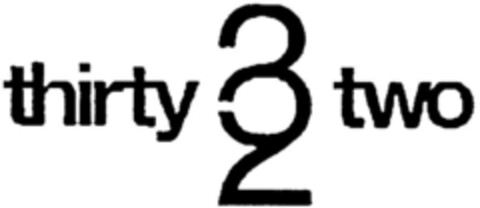 thirty  two Logo (DPMA, 18.12.1995)