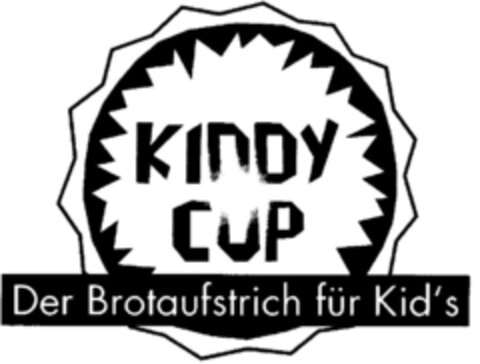 KIDDY CUP Der Brotaufstrich für Kid's Logo (DPMA, 05/28/1996)