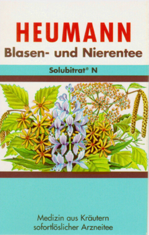 HEUMANN Blasen- und Nierentee Logo (DPMA, 17.07.1996)