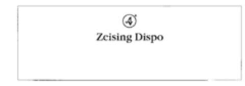 Zeising Dispo Logo (DPMA, 09.02.1998)