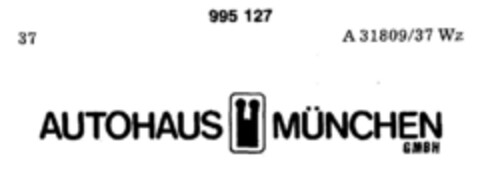 AUTOHAUS MÜNCHEN Logo (DPMA, 30.03.1979)