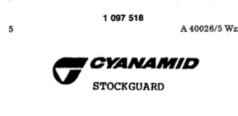 CYANAMID STOCKGUARD Logo (DPMA, 04.06.1985)