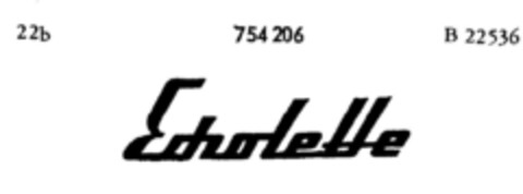 Echolette Logo (DPMA, 18.08.1960)