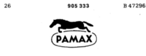 PAMAX Logo (DPMA, 23.12.1971)