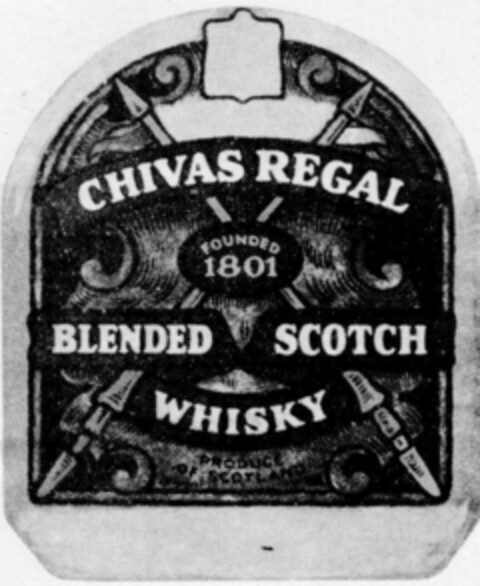 CHIVAS REGAL BLENDED SCOTCH WHISKY Logo (DPMA, 09.06.1960)