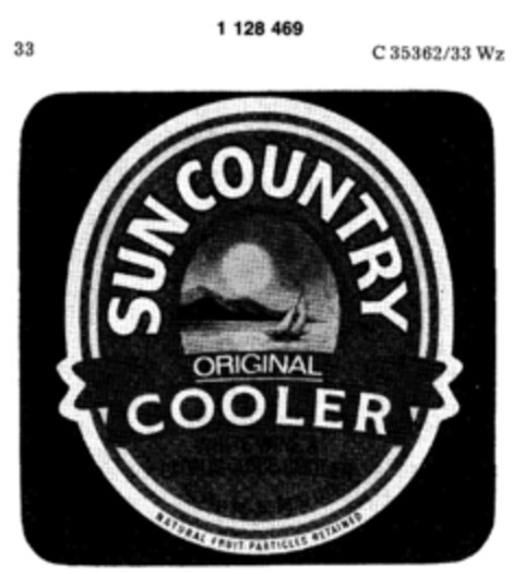 SUN COUNTRY COOLER Logo (DPMA, 09.07.1986)