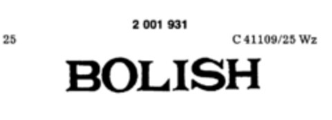 BOLISH Logo (DPMA, 23.10.1990)