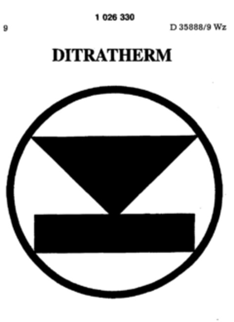 DITRATHERM Logo (DPMA, 21.01.1981)