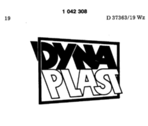 DYNA PLAST Logo (DPMA, 03.05.1982)