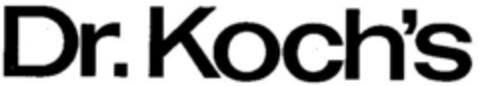 Dr. Koch`s Logo (DPMA, 04/13/1974)