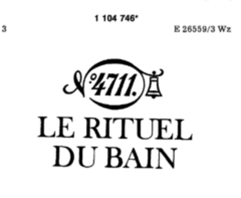 No. 4711. LE RITUEL DU BRAIN Logo (DPMA, 21.03.1987)