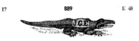 J.G.E. Logo (DPMA, 14.01.1890)