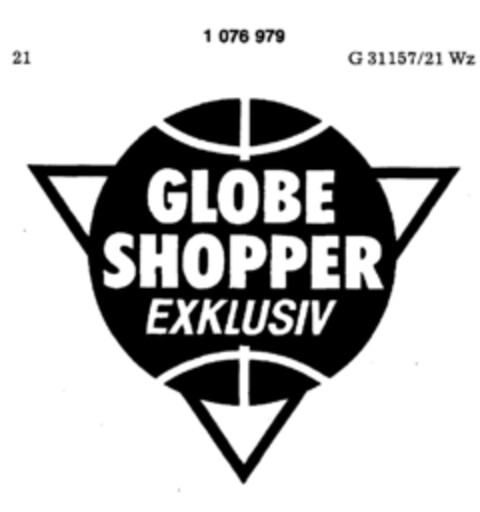 GLOBE SHOPPER EXKLUSIV Logo (DPMA, 28.02.1984)