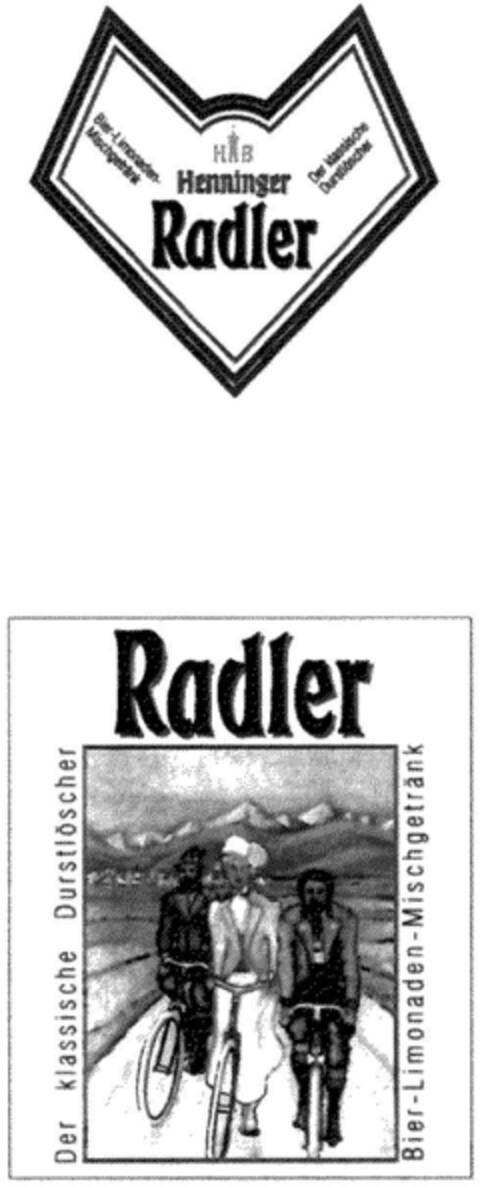 Henninger Radler Logo (DPMA, 13.04.1994)