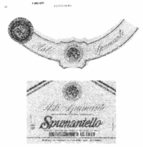 Asti Spumante Spumantello Logo (DPMA, 04/24/1979)