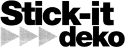 Stick-it deko Logo (DPMA, 09.07.1992)
