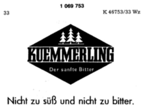 KUEMMERLING Der sanfte Bitter Logo (DPMA, 24.02.1984)