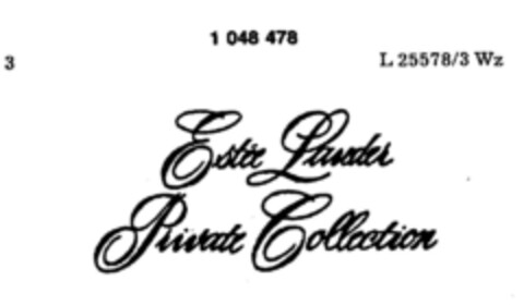 Estee Lauder Private Collection Logo (DPMA, 02/11/1982)