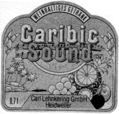 Caribic Sound Carl Lehnkering GmbH Heidweiler Logo (DPMA, 03/31/1987)