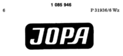 JOPA Logo (DPMA, 09.10.1984)