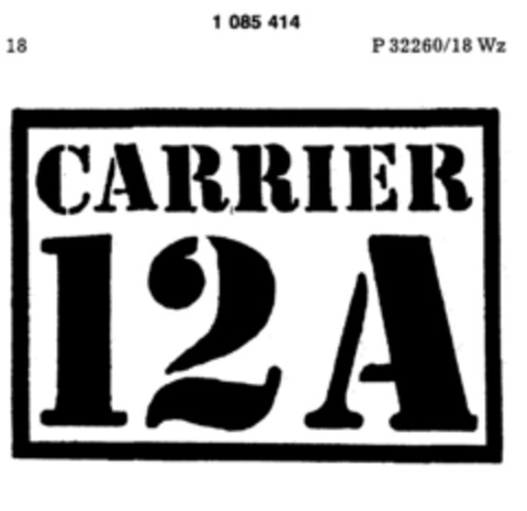 CARRIER 12A Logo (DPMA, 12.01.1985)