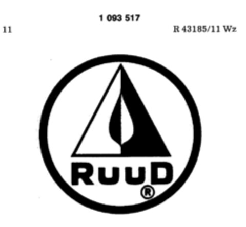 RuuD Logo (DPMA, 29.05.1985)