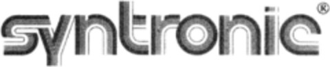 SYNTRONIC Logo (DPMA, 12.01.1991)