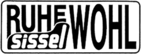 RUHEWOHL sissel Logo (DPMA, 04/24/1992)