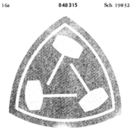 848315 Logo (DPMA, 05/13/1967)