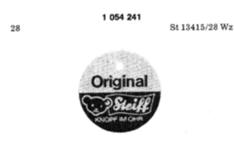 Original Steiff KNOPF IM OHR Logo (DPMA, 03/01/1983)