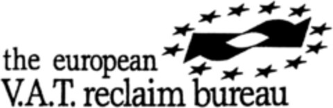 the european V.A.T. reclaim bureau Logo (DPMA, 04/05/1994)