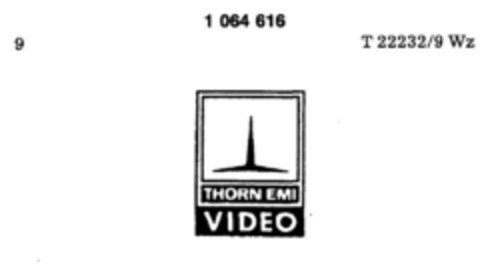 THORN EMI VIDEO Logo (DPMA, 31.12.1982)