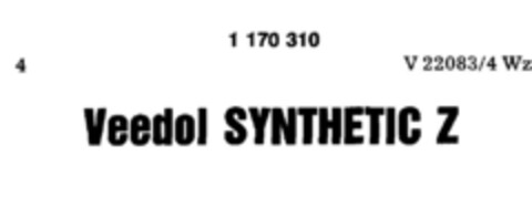 Veedol SYNTHETIC Z Logo (DPMA, 04/25/1990)