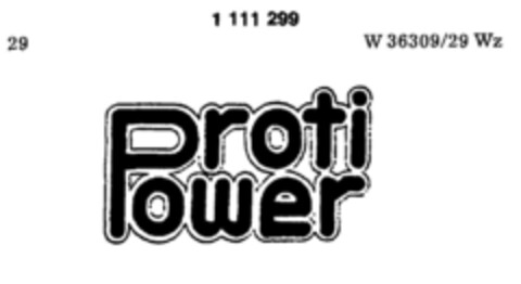 Proti Power Logo (DPMA, 26.06.1986)