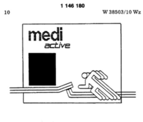 medi active Logo (DPMA, 09/16/1988)