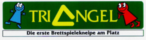 TRIANGEL Die erste Brettspielkneipe am Platz Logo (DPMA, 11.04.2000)