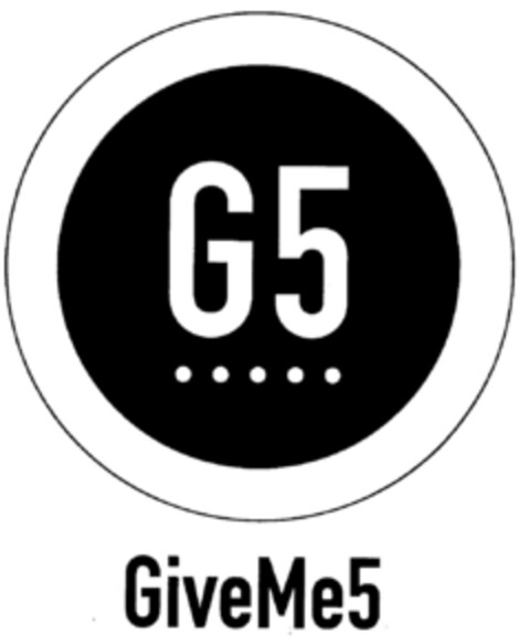 G5 GiveMe5 Logo (DPMA, 01.02.2001)