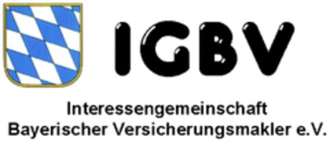 IGBV Interessengemeinschaft Bayerischer Versicherungsmakler e.V. Logo (DPMA, 16.04.2009)